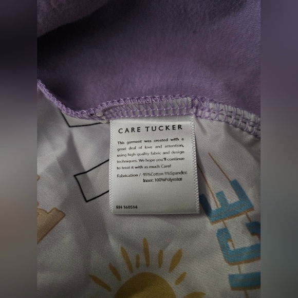 Care Tucker Lavender Cardigan Size Small - Picture 7 of 8